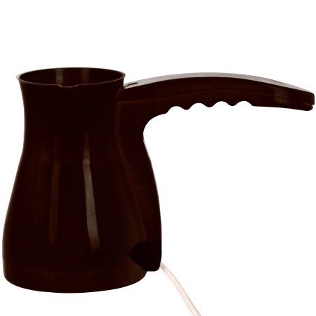 Турка электрическая SH КОРИЧНЕВАЯ пластик 0,5л (001-Е)