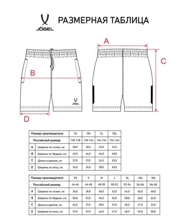 Шорты тренировочные JÖGEL CAMP 2 Training Poly Shorts, темно-серый (2112596)
