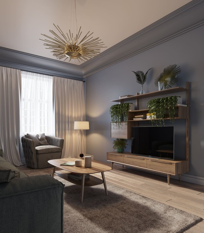 Журнальный стол в Скандинавском стиле Bruni арт BR17 BR17-ET