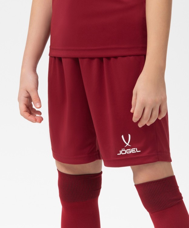 Шорты игровые JÖGEL CAMP Classic Shorts, гранатовый/белый, детский (702571) Шорты игровые JÖGEL CAMP Classic Shorts, гранатовый/белый, детский (702571)