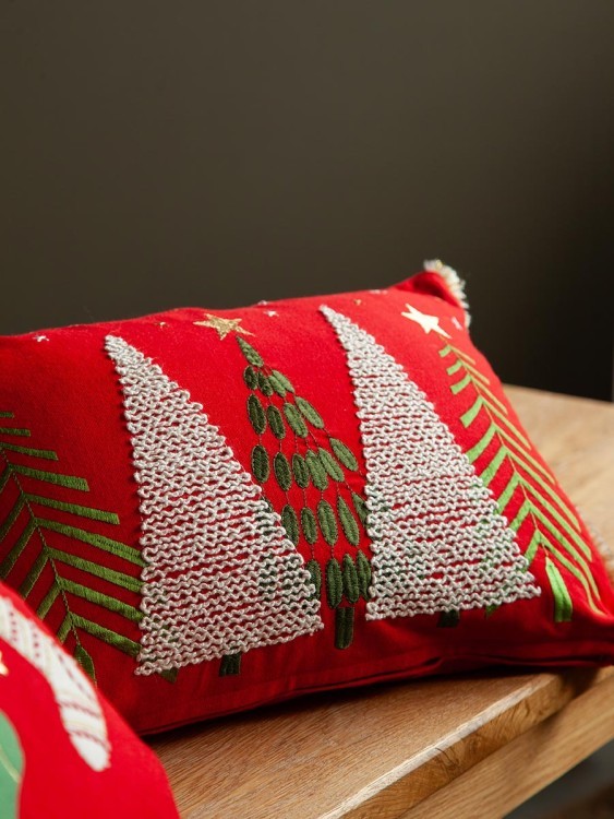 Чехол на подушку icy forest из коллекции new year essential, 30х45 см (79795)