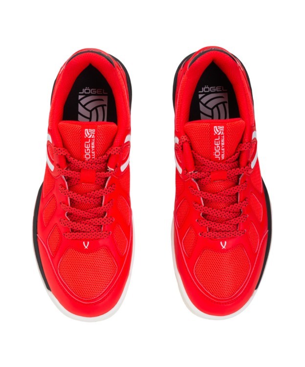 БЕЗ УПАКОВКИ Кроссовки волейбольные JÖGEL SPIRIT, Red/black (2134115)