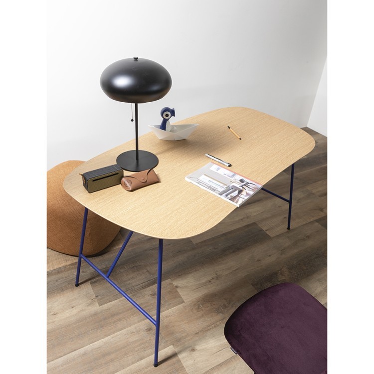 Стол письменный ander, 142,5х74 см, синий (76173)