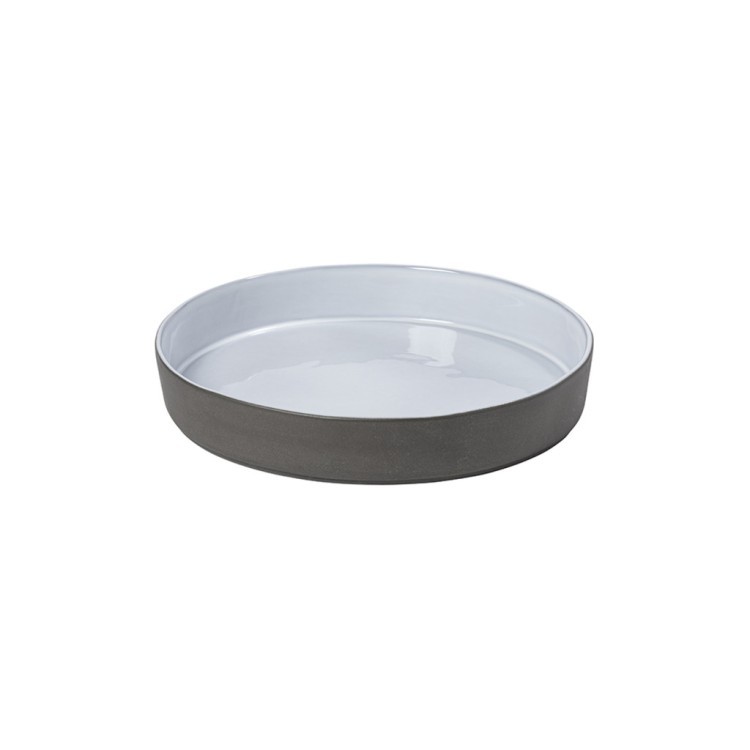 Тарелка 1LOP241e-WHI(1LOP241e-01116I), 24 см, керамика, Grey/white, Costa Nova