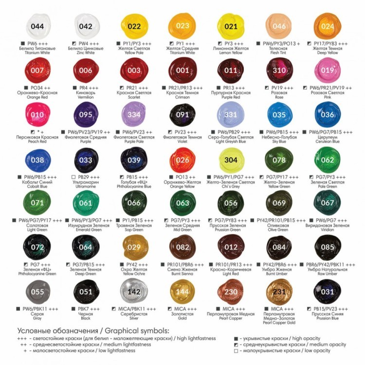 Краски акриловые худ. 60 штук 49 цветов в тубах по 22 мл BRAUBERG ART CLASSIC 192246 (1) (92797)