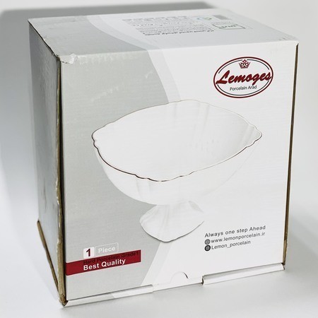 Фруктовница на ножке керамика LR (90062-657)