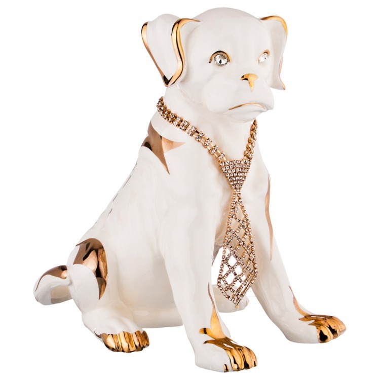 Статуэтка "собака с галстуком" 25*15см,  высота=24см Lefard (276-170)
