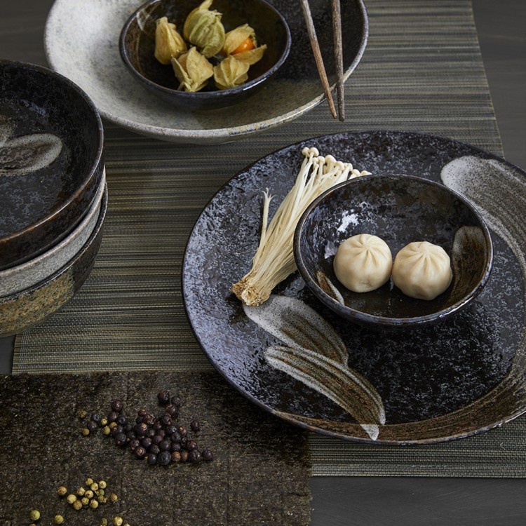 Чаша 21434, 19,7 см, фарфор, Black, TOKYO DESIGN