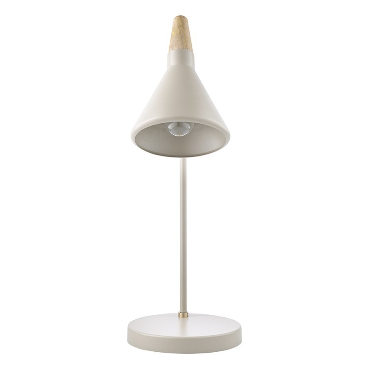 Лампа настольная thor, D25х57 см, бежевая (76866)