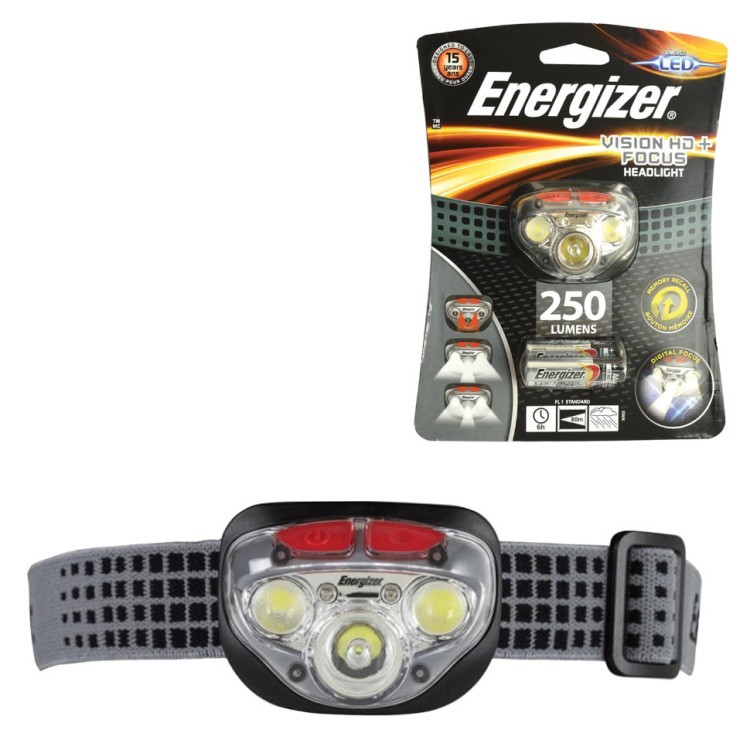 Фонарь налобный Energizer Headlight Vision HD + Focus E300280702 (73198)