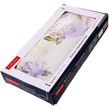 Блюдо сервировочное 28,2х14,5х3,5см Очарование доломит LR (60244) Блюдо сервировочное 28,2х14,5х3,5см Очарование доломит LR (60244)