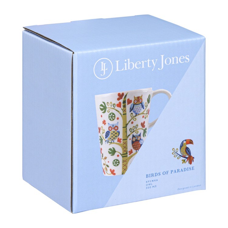 Кружка owl из коллекции birds of paradise в подарочной упаковке, 350 мл (76685)