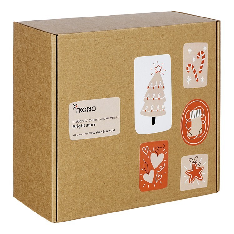 Набор елочных украшений bright stars из коллекции new year essential, 3 шт. (76913)