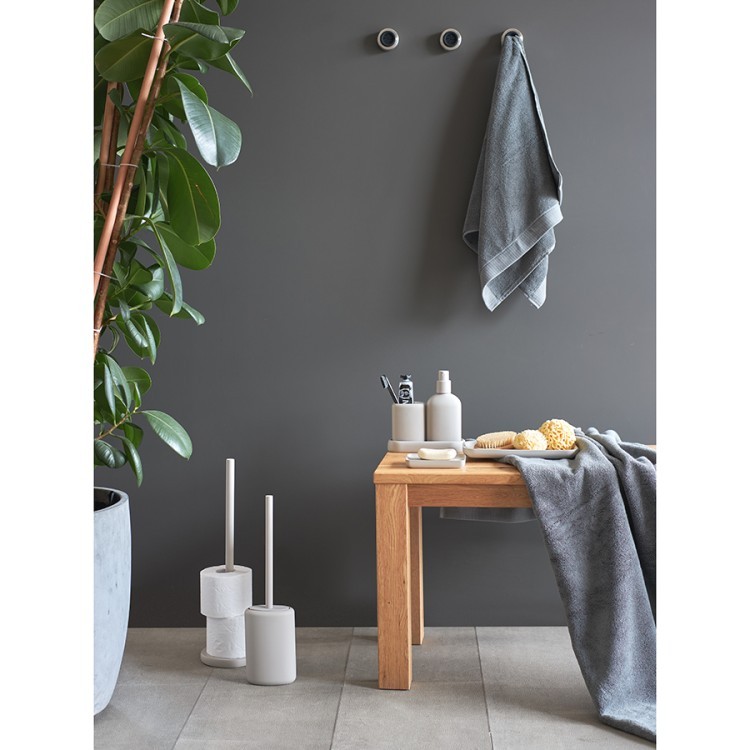 Подставка для ванных принадлежностей slim, светло-серая, малая (78879)