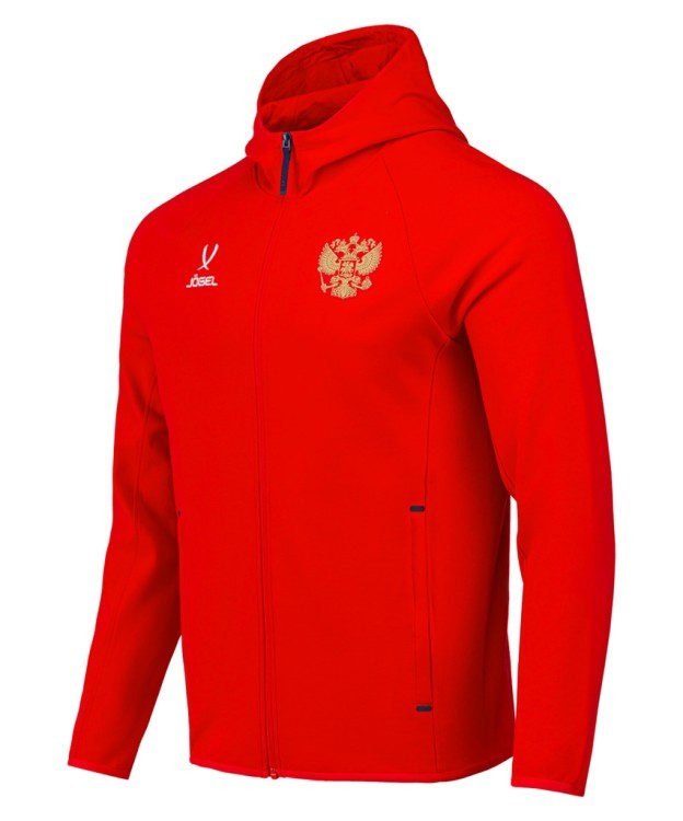Худи на молнии JOGEL NATIONAL Essential Hooded FZ Jacket, красный (2111408)