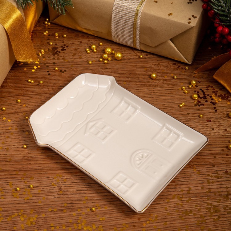 Блюдо сервировочное "домик" 19*14,5*1,8 см Lefard (146-2191)