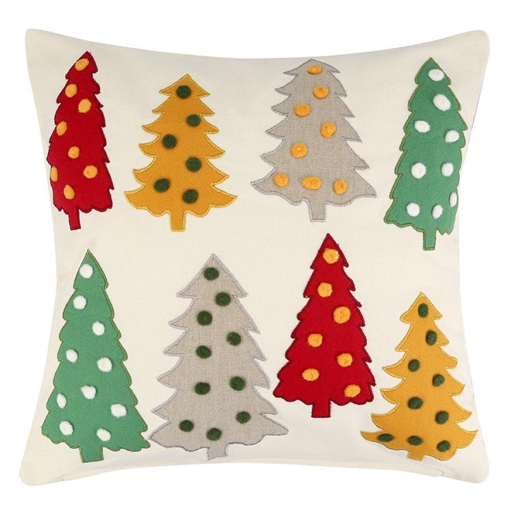 Чехол на подушку jolly forest из коллекции new year essential, 45х45 см (79796)