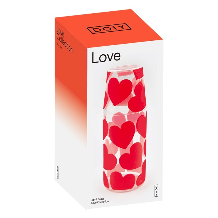 Набор из кувшина и стакана love, 2 шт. (79934)
