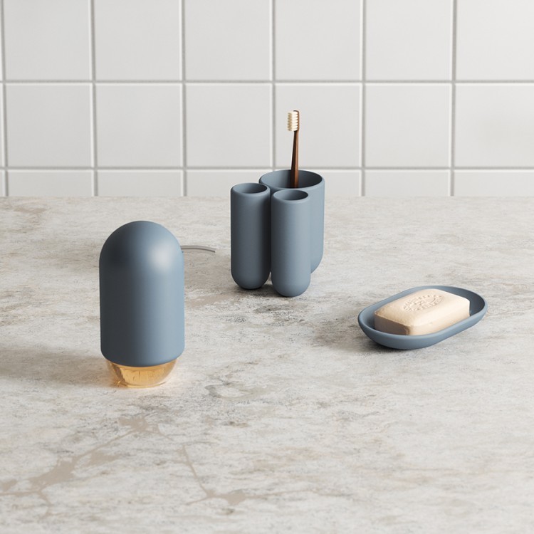 Стакан для зубных щеток touch, синий (79163)