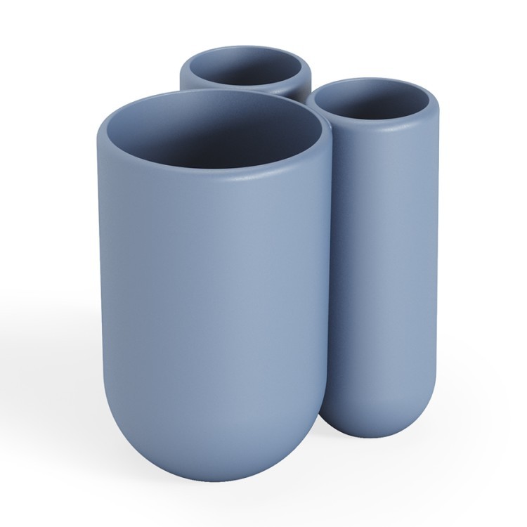 Стакан для зубных щеток touch, синий (79163)