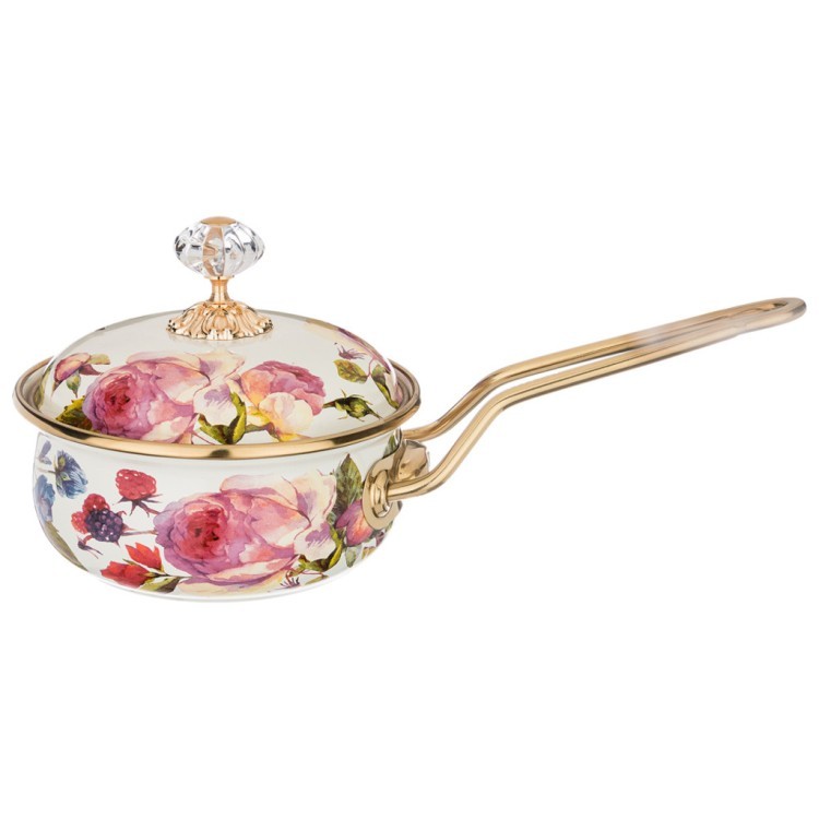 Ковш lefard эмалированный, серия винтаж длина=31 см. диаметр=14 см. 0,9л Lefard (950-700)