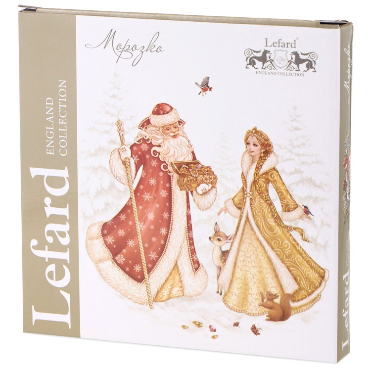 Тарелка закусочная lefard "морозко" 20,5 см  Lefard (85-2035)