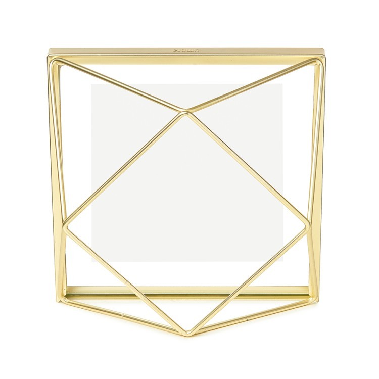 Фоторамка prisma, 10х10, золотистая (43459)