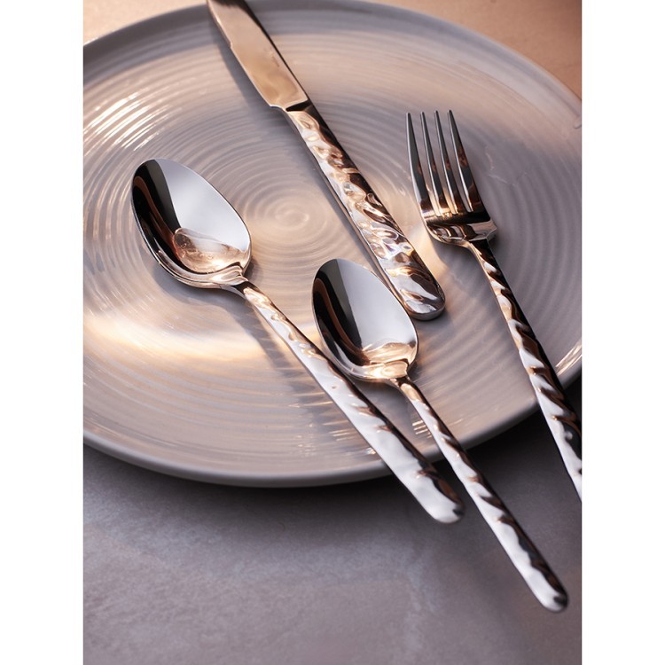 Набор столовых приборов fluid, серебристые, 16 пред. (77769)