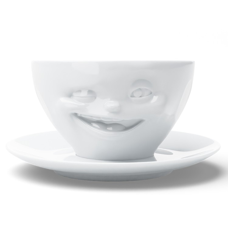 Чайная пара winking, 200 мл, белая (78667)
