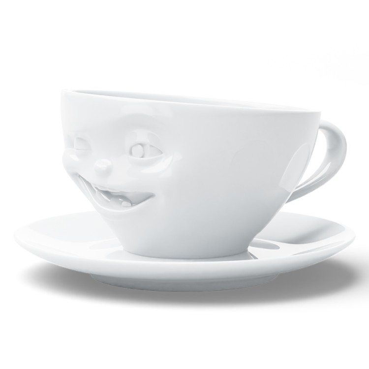 Чайная пара winking, 200 мл, белая (78667)