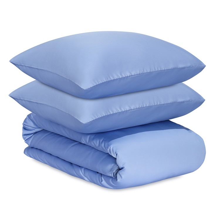 Комплект постельного белья из премиального сатина сиреневого цвета из коллекции essential, 150х200 см (78456)