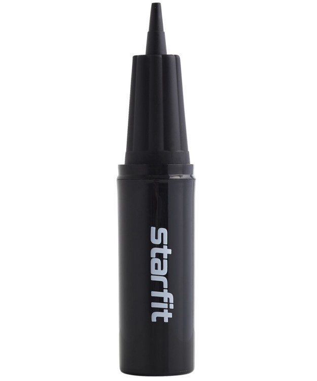 БЕЗ УПАКОВКИ Фитбол Starfit GB-111 антивзрыв, 1500 гр, с ручным насосом, черный, 85 см (2131905)