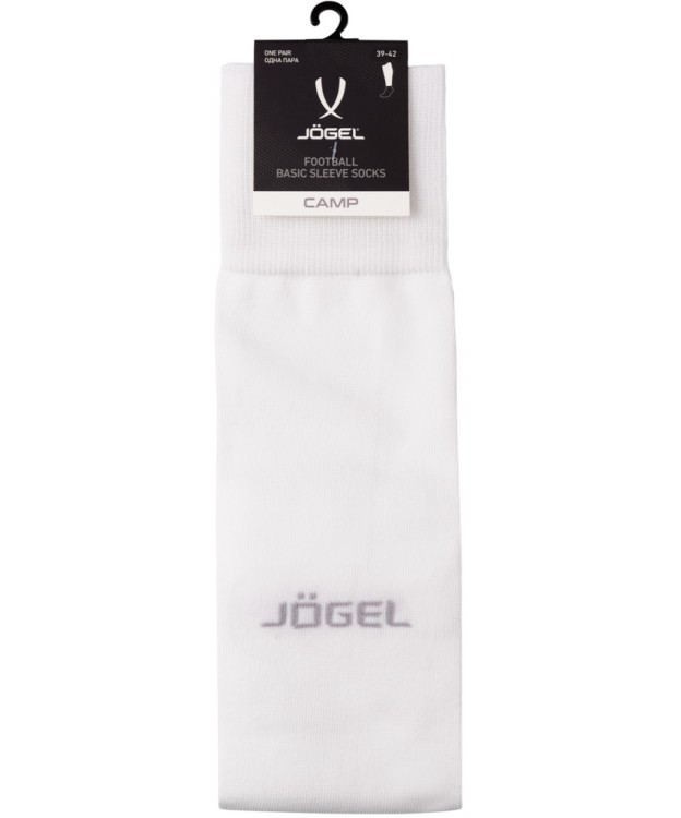 Гольфы футбольные JÖGEL CAMP BASIC SLEEVE SOCKS 00, белый/серый (2129131)
