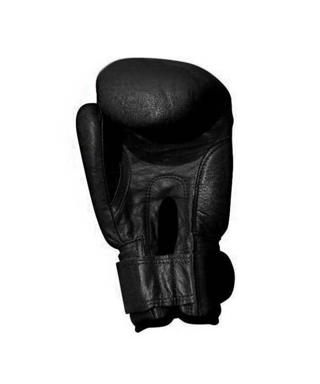 Перчатки боксерские GYM BGG-2018, 12oz, кожа, черный (4496)
