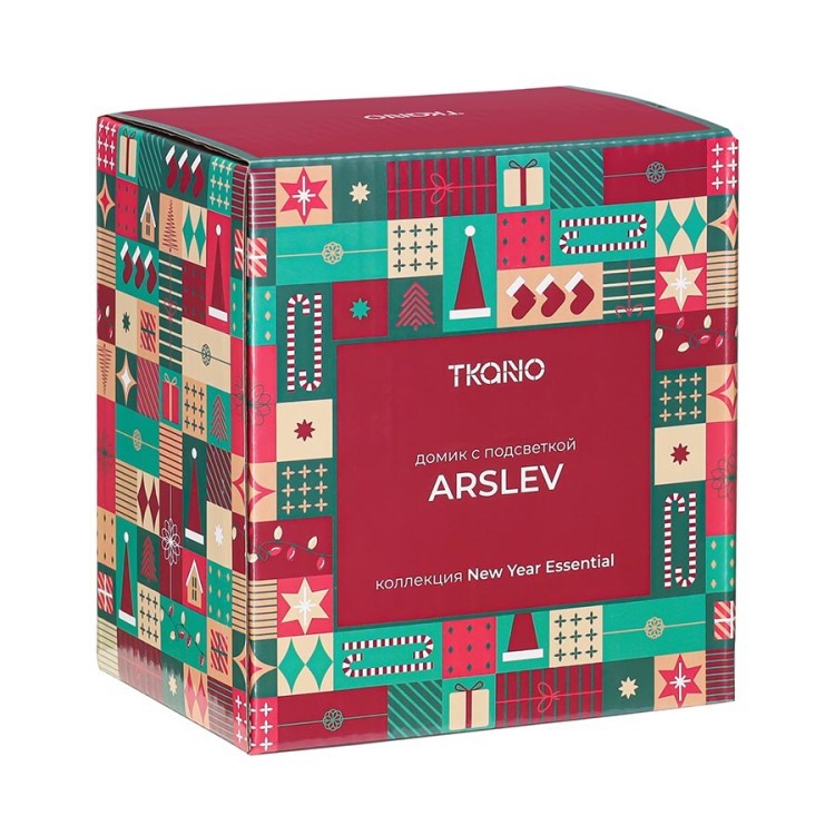 Домик с подсветкой arslev из коллекции new year essential, 11 см (79416)