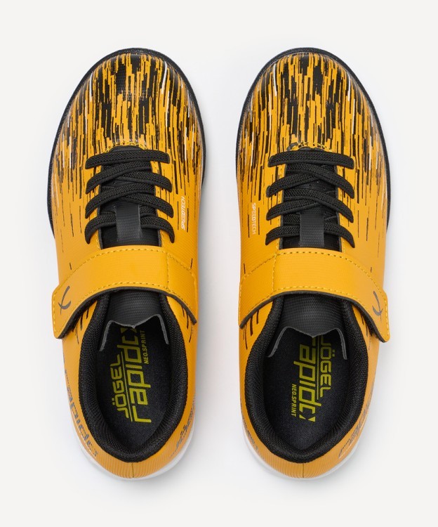 БЕЗ УПАКОВКИ Бутсы зальные JÖGEL Rapido IN Yellow/black, детский (2134214)