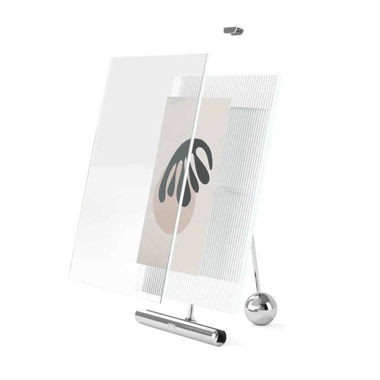 Фоторамка flute, 16х20 см, хром (79972)