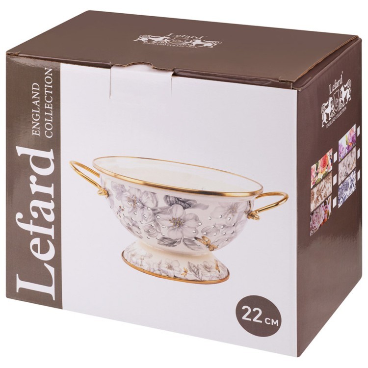 Дуршлаг lefard эмалированный, серия винтаж, 22*13 см Lefard (950-712)