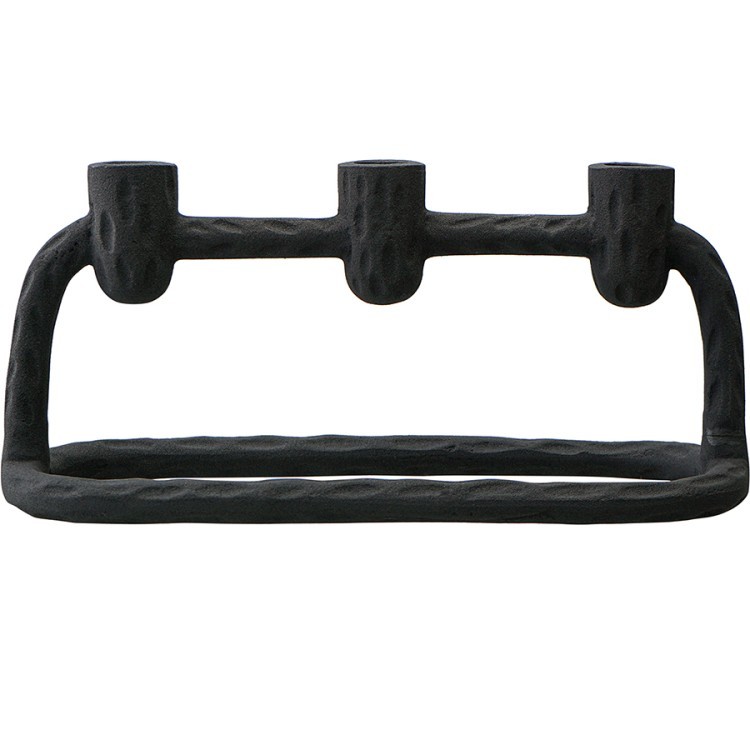 Подсвечник stery, 14 см, черный (78218) Подсвечник stery, 14 см, черный (78218)