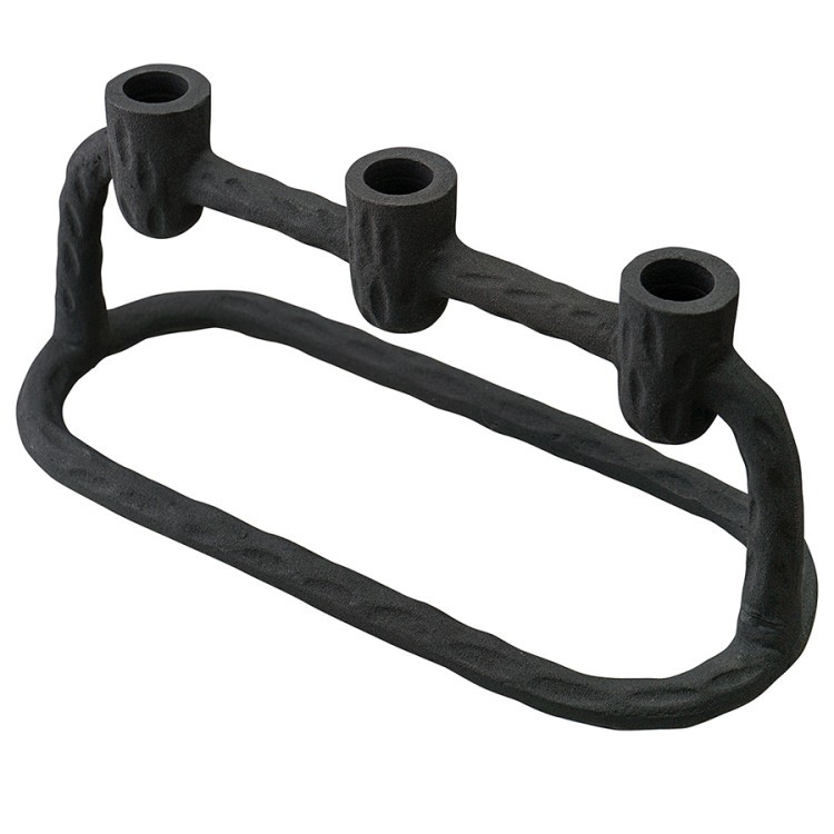 Подсвечник stery, 14 см, черный (78218) Подсвечник stery, 14 см, черный (78218)