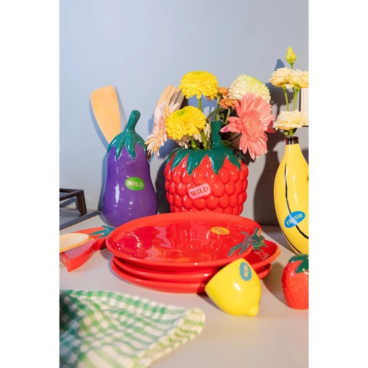 Ваза для цветов raspberry, 20 см (77306)