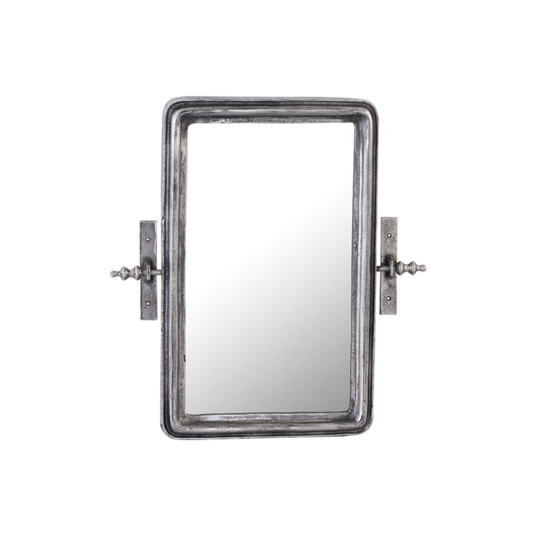 Зеркало 25215-70, металл, зеркало, Antique silver, ROOMERS FURNITURE