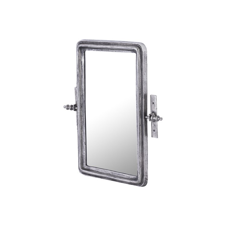 Зеркало 25215-70, металл, зеркало, Antique silver, ROOMERS FURNITURE