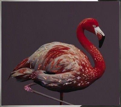 Картина Фламинго с кристаллами Swarovski (2358)