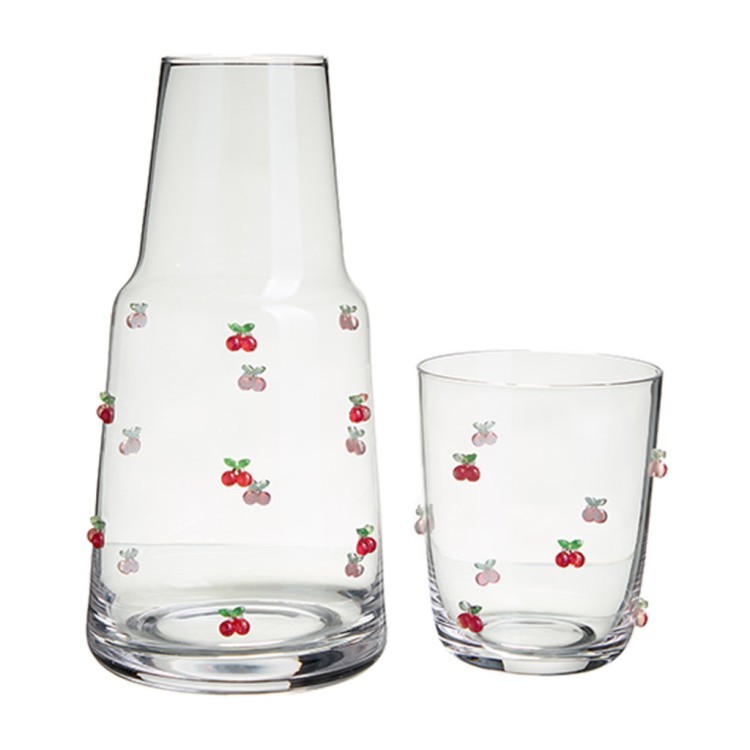 Графин с крышкой-стаканом "fruity cherry" 890/330 мл Lefard (685-141-11)
