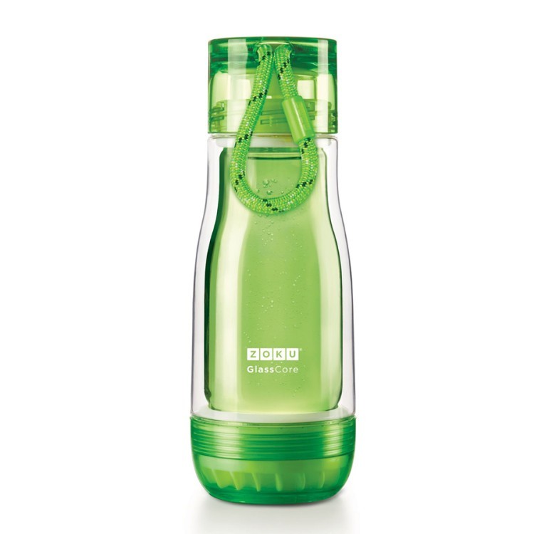 Бутылка zoku 325 мл зеленая (58213)