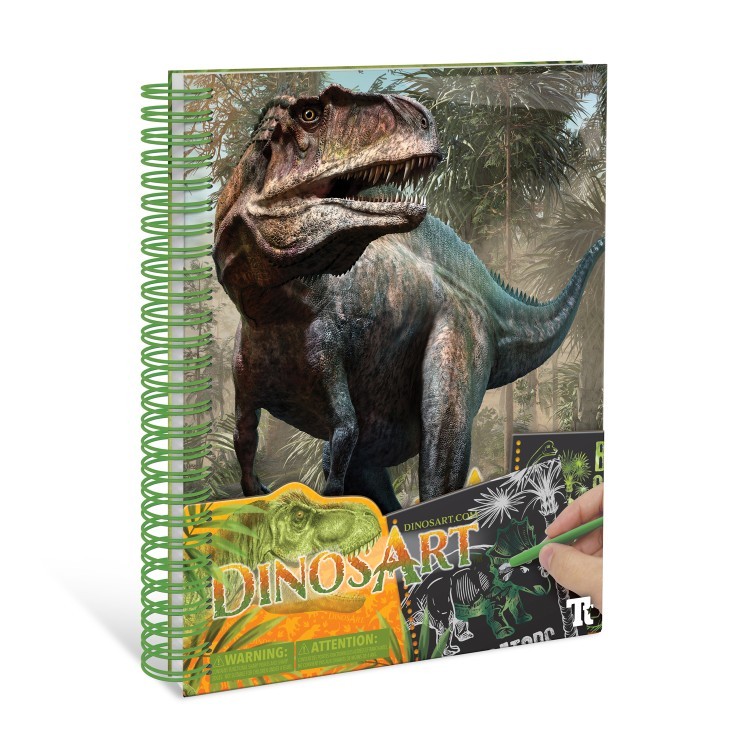 Серия Dino: Набор для рисования техникой граттаж (14 скетч страниц) (15201_NSDA) Серия Dino: Набор для рисования техникой граттаж (14 скетч страниц) (15201_NSDA)