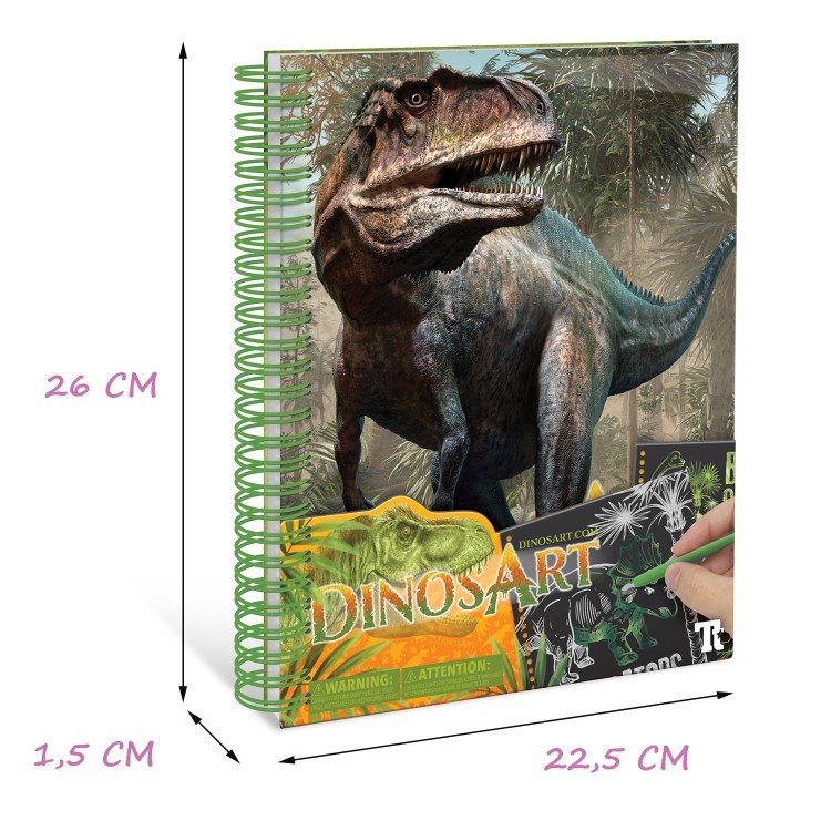 Серия Dino: Набор для рисования техникой граттаж (14 скетч страниц) (15201_NSDA) Серия Dino: Набор для рисования техникой граттаж (14 скетч страниц) (15201_NSDA)