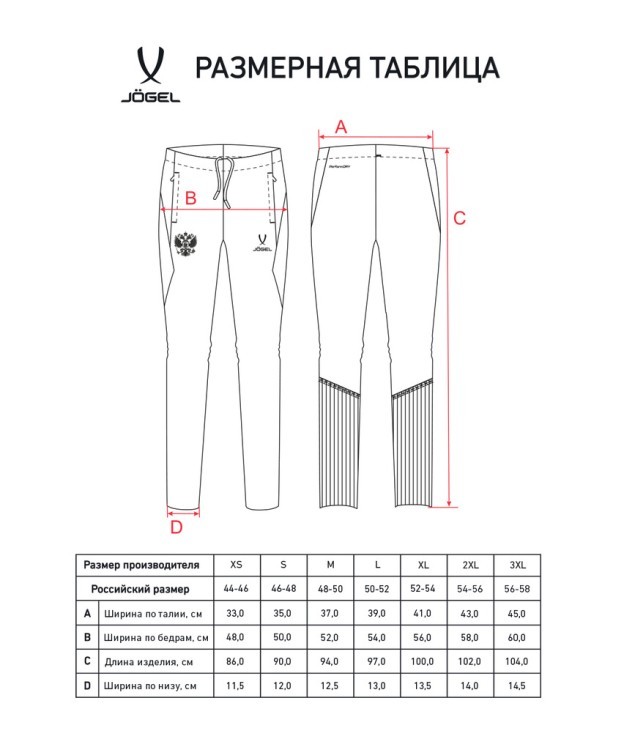 Брюки тренировочные JÖGEL NATIONAL PerFormDRY Training Pants, темно-синий (2110369) Брюки тренировочные JÖGEL NATIONAL PerFormDRY Training Pants, темно-синий (2110369)