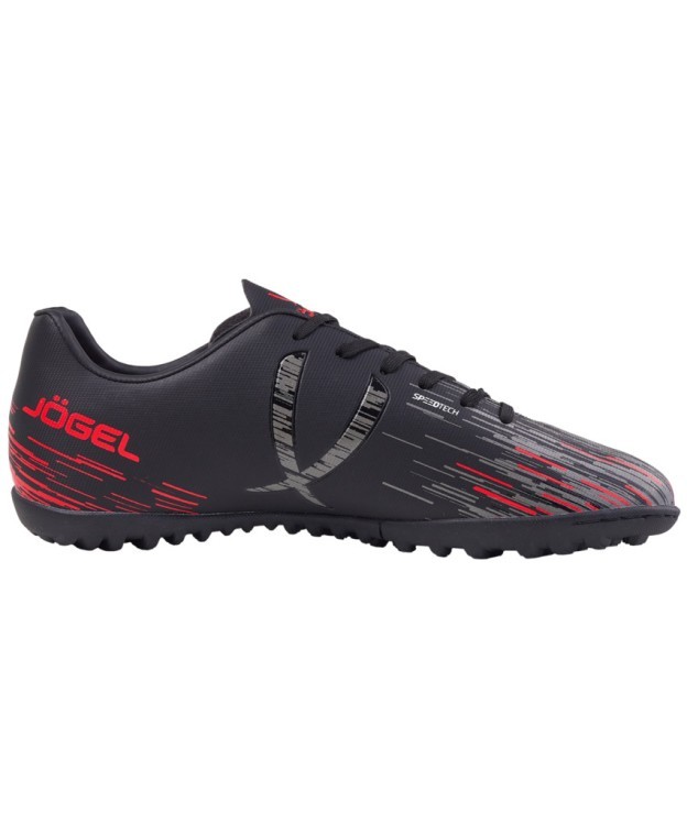 БЕЗ УПАКОВКИ Бутсы многошиповые JOGEL Rapido TF Black/grey (2131923)